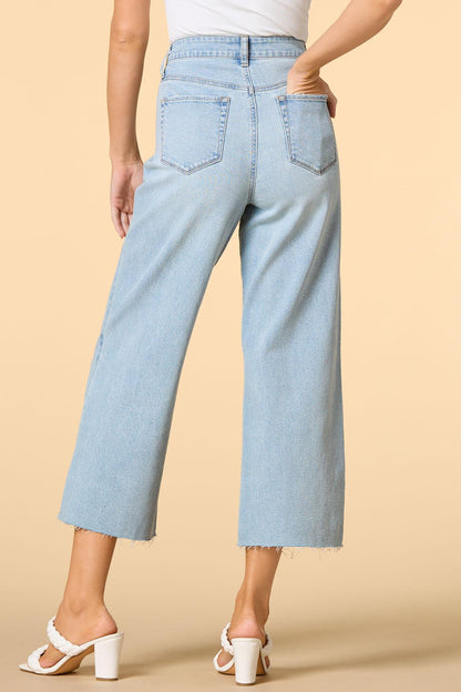 Versona light of my life cropped jeans LIGHT_WASH_DENIM
