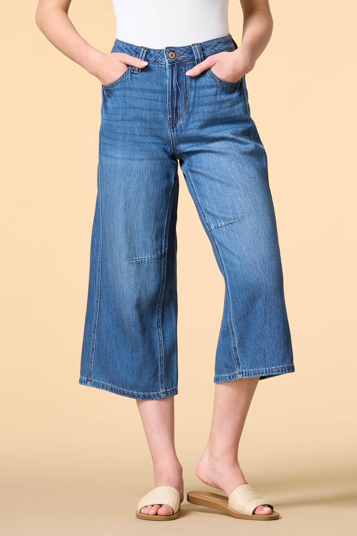 Versona get low cropped jeans MEDIUM_WASH_DENIM