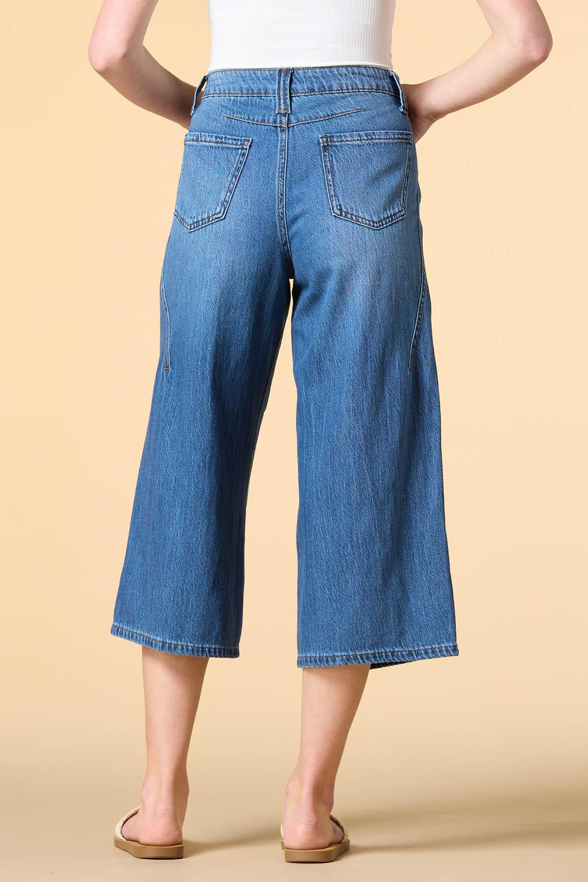 Versona get low cropped jeans MEDIUM_WASH_DENIM