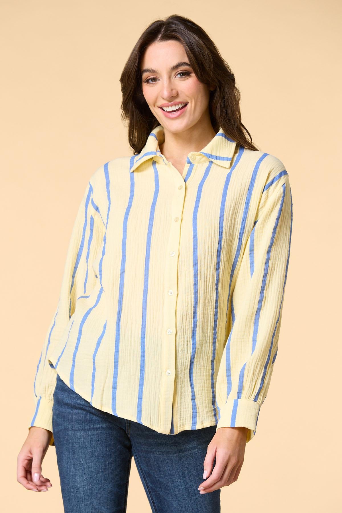 Versona beach party shirt YELLOW_MULTI