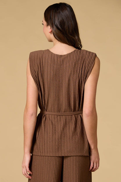 Versona mocha moment tank BROWN