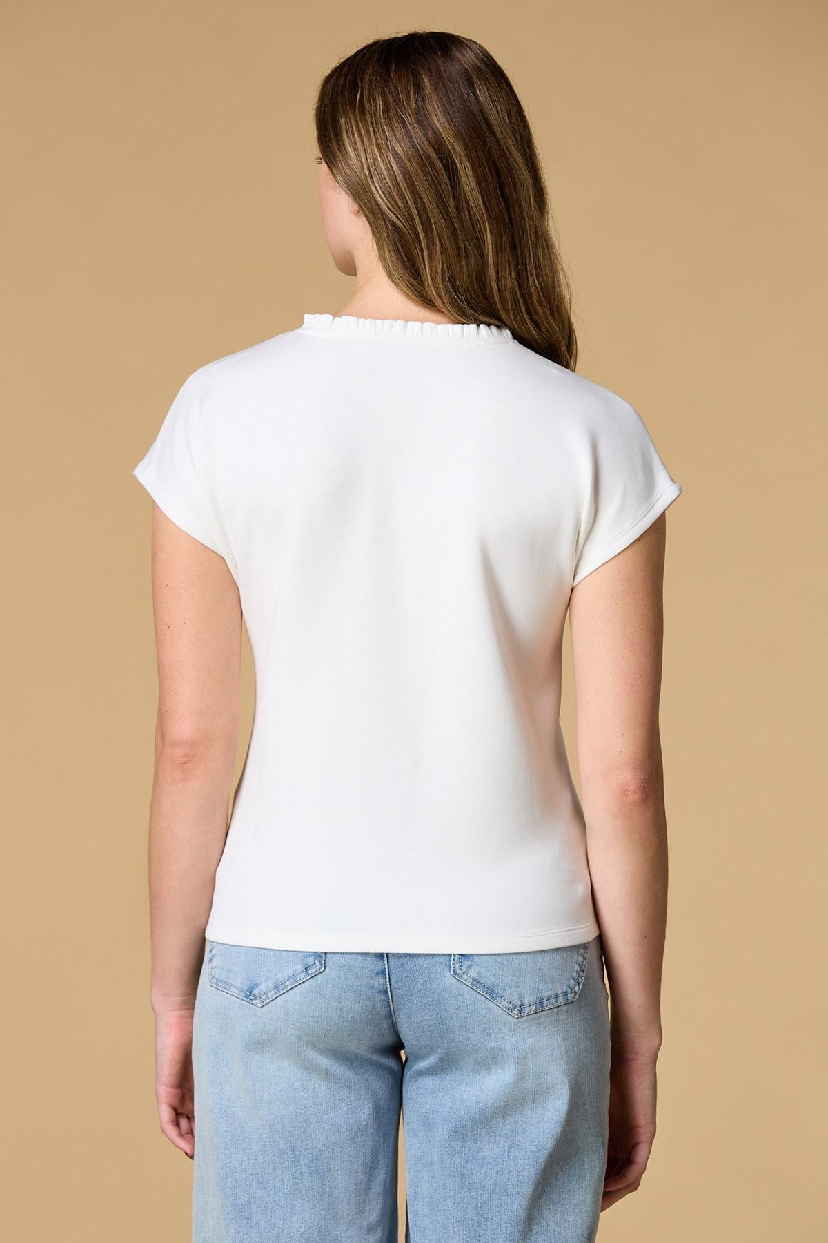 Versona smooth spoken top WHITE