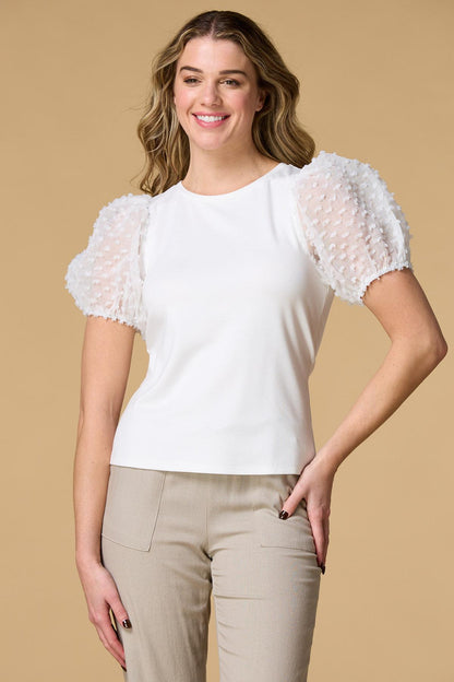 Versona dot stuff top IVORY