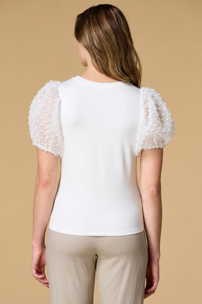 Versona dot stuff top IVORY