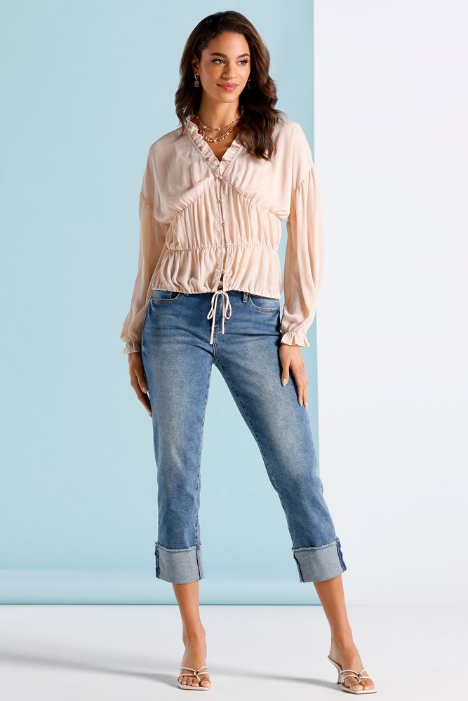 Versona cuff em jeans MEDIUM_WASH_DENIM