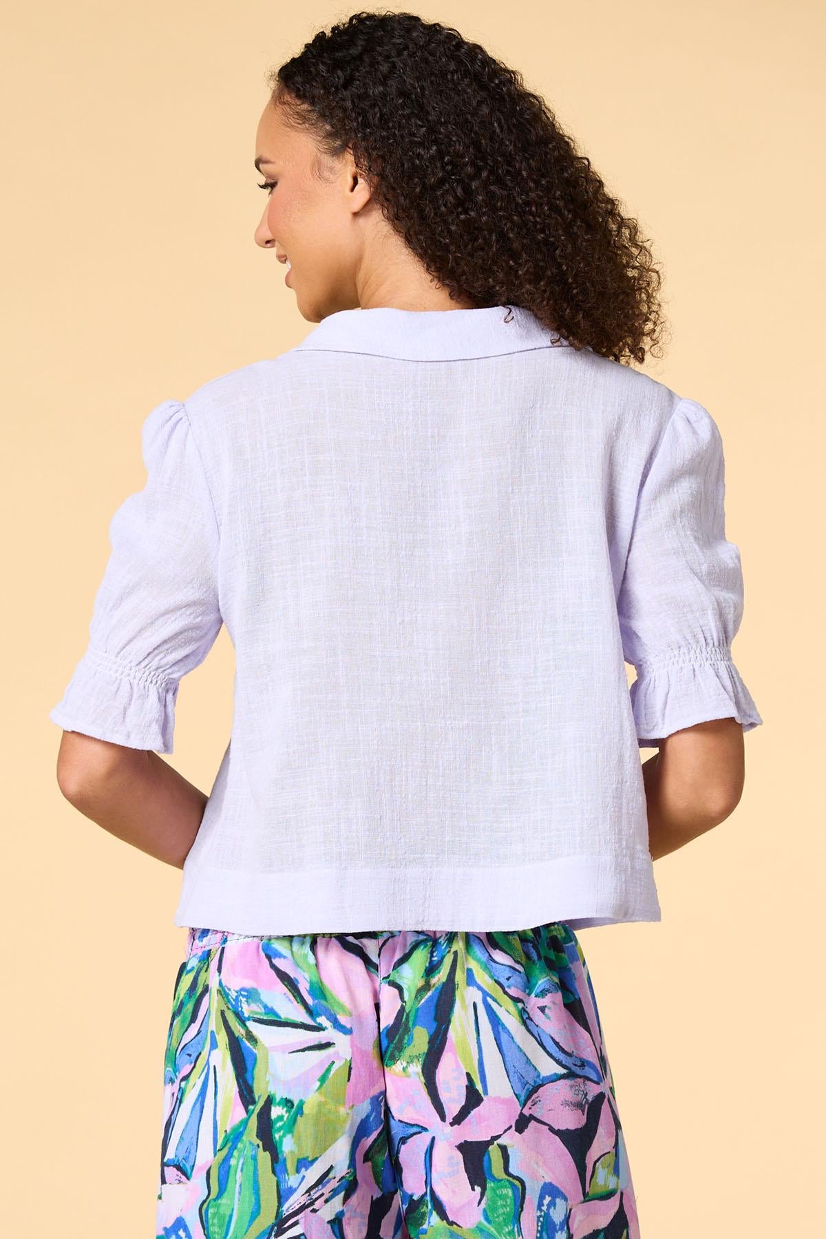 Versona french lavender shirt LAVENDER