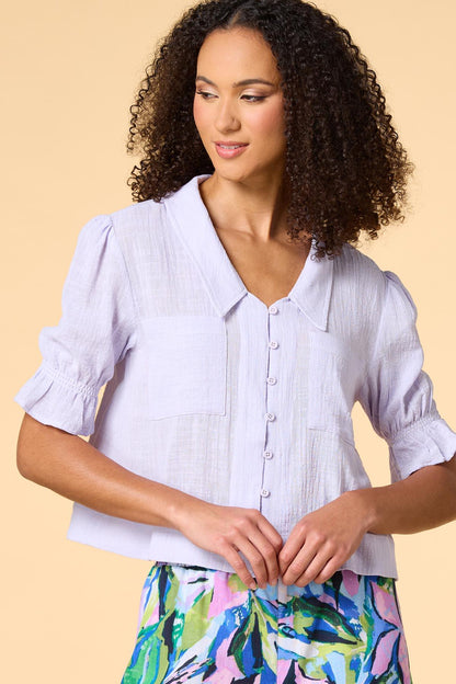 Versona french lavender shirt LAVENDER